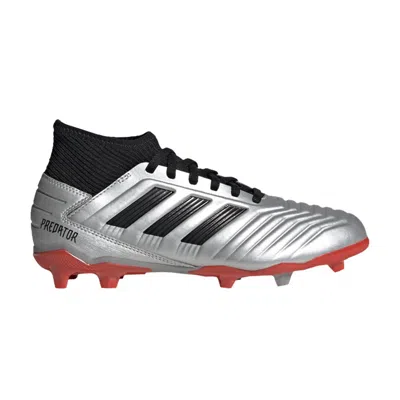Pre-owned Adidas Originals Adidas Predator 19.3 Fg J 'silver Metallic Red' | Kid's Size 4.5