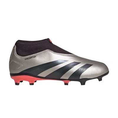 Pre-owned Adidas Originals Adidas Predator 24 League Laceless Fg K 'vivid Horizon Pack' | Grey | Kid's Size 5.5 In Gray