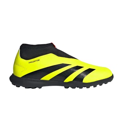Pre-owned Adidas Originals Adidas Predator 24 League Laceless Tf J 'energy Citrus Pack' | Yellow | Kid's Size 6