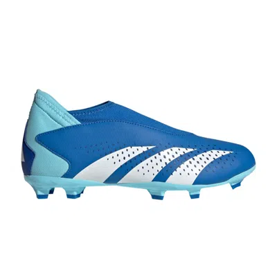 Pre-owned Adidas Originals Adidas Predator Accuracy.3 Laceless Fg J 'marinerush Pack' | Blue | Kid's Size 2