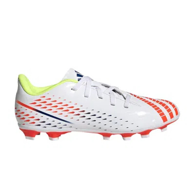 Pre-owned Adidas Originals Adidas Predator Edge.4 Fg J 'al Rihla Pack - White' | Kid's Size 4.5