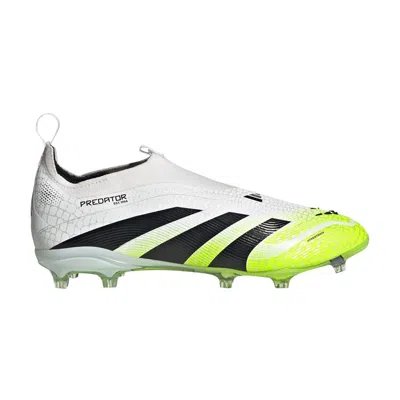 Pre-owned Adidas Originals Adidas Predator Elite Laceless Fg K 'radiant Blaze Pack' | White | Kid's Size 12.5