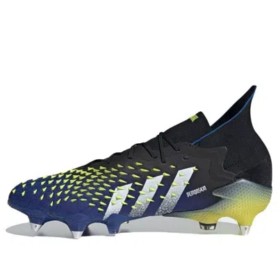 Adidas Originals Adidas Predator Freak.1 Soft Ground Boots 'black Blue' In Multi