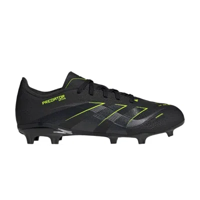 Pre-owned Adidas Originals Adidas Predator League Fg Mg J 'core Black Lucid Lemon' | Kid's Size 3.5