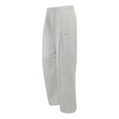Adidas Originals Adidas Premium Essentials Open Wide Hem Pants Asia Sizing 'grey Heather' In Gray