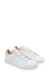 Adidas Originals Adidas Primegreen Stan Smith Sneaker In White/halo Blush/acid Red