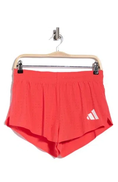Adidas Originals Adidas Promo Perforated Active Shorts In Red