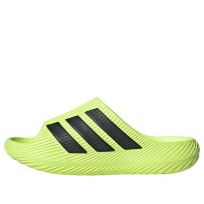 Adidas Originals Adidas Purechill Slides 'volt Black' In Green