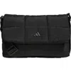 Adidas Originals Adidas Quilted Flap Crossbody Bag In Black