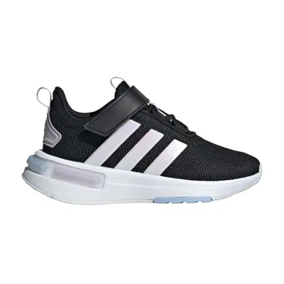Pre-owned Adidas Originals Adidas Racer Tr23 K 'black White Blue Dawn' | Kid's Size 2
