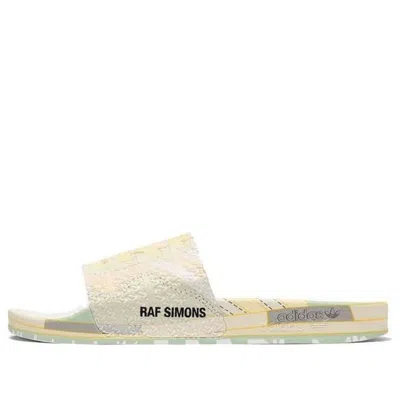 Adidas Originals Adidas Raf Simons X Peach Adilette Slides 'trompe L'oeil' In Multi