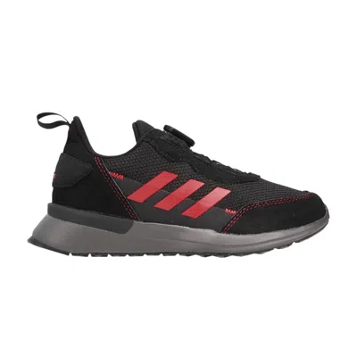 Pre-owned Adidas Originals Adidas Rapidarun Boa K 'black Red' | Kid's Size 12.5