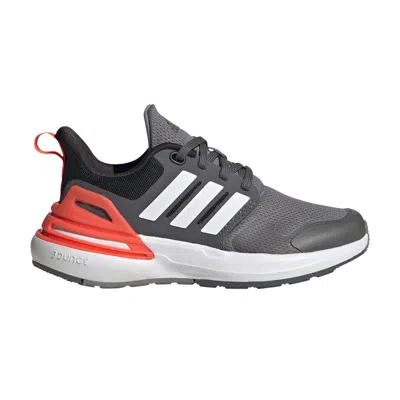 Pre-owned Adidas Originals Adidas Rapidasport Bounce J 'grey Solar Red' | Kid's Size 11.5 In Gray