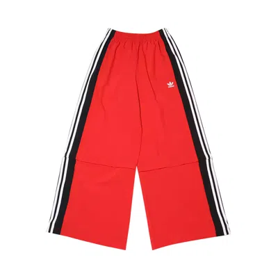 Pre-owned Adidas Originals Adidas Rasant Cut Line Track Pants 'collegiate Red' | Women's Size L