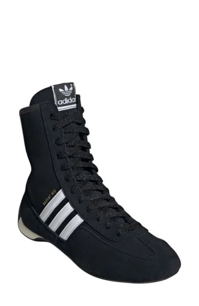 Adidas Originals Adidas Rasant Mid Sneaker In Core Black/white/off White