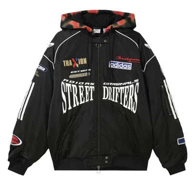 Pre-owned Adidas Originals Adidas Rasant Moto Bomber Jacket 'black' | Women's Size M