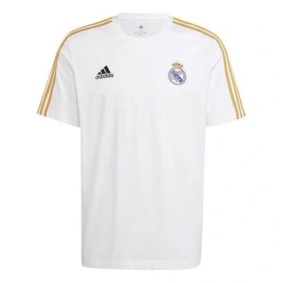 Adidas Originals Adidas Real Madrid 3-stripes T-shirt 'white'