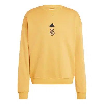 Adidas Originals Adidas Real Madrid Lfstlr Sweatshirt 'yellow'