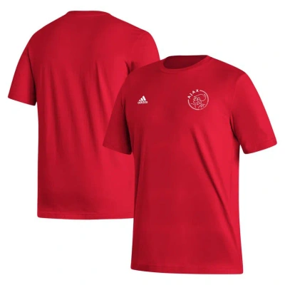 Adidas Originals Adidas Red Ajax Crest T-shirt