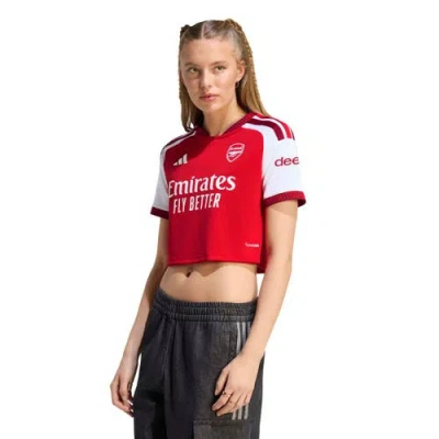 Adidas Originals Adidas Red Arsenal 2026/27 Home Cropped Replica Jersey In Multi