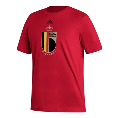 Adidas Originals Adidas Red Belgium National Team Crest T-shirt