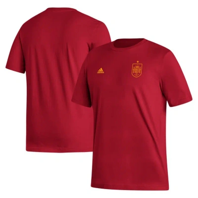 Adidas Originals Adidas Red Spain National Team Crest T-shirt