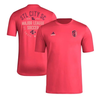 Adidas Originals Adidas Red St. Louis City Sc Local Stoic Aeroready T-shirt