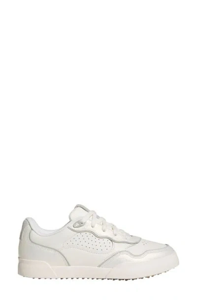Adidas Originals Adidas Retrocross 25 Spikeless Golf Shoe In Off White/wonder Silver/gum