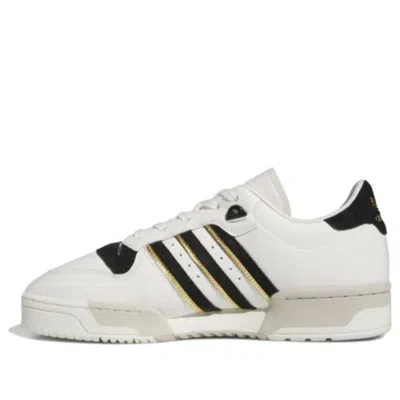 ADIDAS ORIGINALS ADIDAS RIVALRY 86 LOW 'WHITE BLACK GOLD'