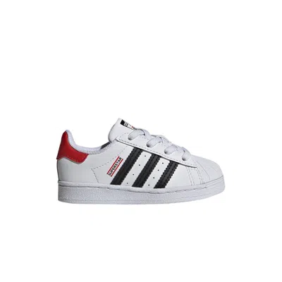 Pre-owned Adidas Originals Adidas Run Dmc X Superstar Infants '50th Anniversary' | White | Infant Size 9