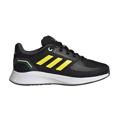 Pre-owned Adidas Originals Adidas Runfalcon 2.0 Big Kid 'black Beam Yellow' | Kid's Size 13.5