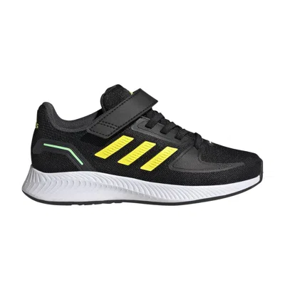 Pre-owned Adidas Originals Adidas Runfalcon 2.0 Little Kid 'black Beam Yellow' | Blue | Kid's Size 3