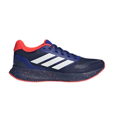 Pre-owned Adidas Originals Adidas Runfalcon 5 J 'dark Blue Solar Red' | Kid's Size 5.5