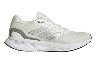 Pre-owned Adidas Originals Adidas Runfalcon 5 Off White Silver Metallic Core Black (women's) In Off White/silver Metallic/core Black