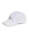 Adidas Originals Adidas Running Aeroready Four-panel Mesh Cap In White