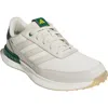 Adidas Originals Adidas S2g 24 Waterproof Leather Spikeless Golf Shoe In Off White/alumina/green