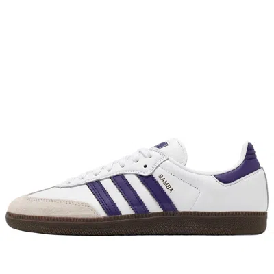 ADIDAS ORIGINALS ADIDAS SAMBA ADV 'CLOUD WHITE COLLEGIATE PURPLE GOLD METALLIC'