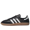 Adidas Originals Samba Decon Sneakers In Black Leather In Black