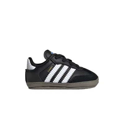 Pre-owned Adidas Originals Adidas Samba I 'black White' | Infant Size 1