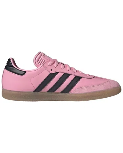Adidas Originals Kids' Adidas Samba Inter Miami Cf Leather Trainer In Gum/black/light Pink
