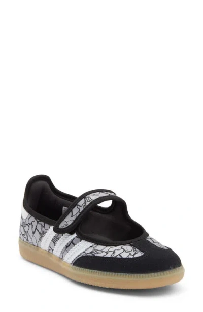 Adidas Originals Samba Jane Floral-lace Ballet Flats In Multi
