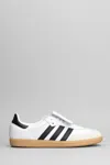Adidas Originals Samba Lt Leather Low-top Sneakers In White