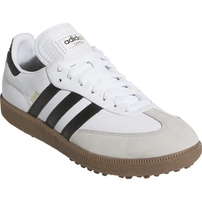 Adidas Originals Adidas Samba Lux Spikeless Golf Shoe In White