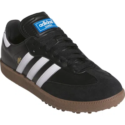 Adidas Originals Adidas Samba Lux Spikeless Golf Shoe In Black