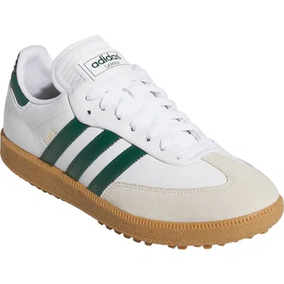 Adidas Originals Adidas Samba Lux Spikeless Golf Shoe In White