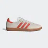 Adidas Originals Adidas Samba Og Knitted Low-top Sneakers In Red And White Leather And Suede In White