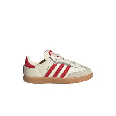Pre-owned Adidas Originals Adidas Samba Og I 'cream White Better Scarlet Gum' | Infant Size 7