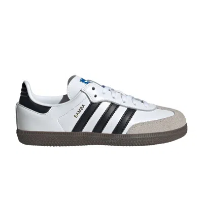 Pre-owned Adidas Originals Adidas Samba Og K 'white Black Gum' | Kid's Size 6
