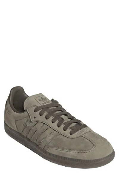 Adidas Originals Samba In Gum/shadow Olive/clay