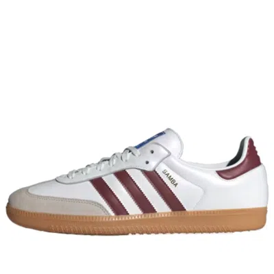 Adidas Originals Mens  Samba In White/maroon